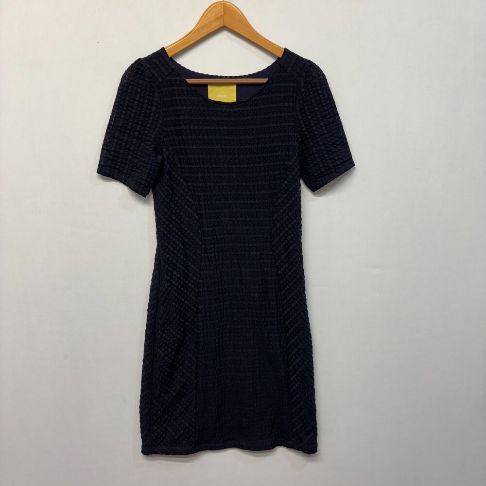 Maeve Anthropologie Women Short Sleeve Dress Size Small Dark Blue D023 -21